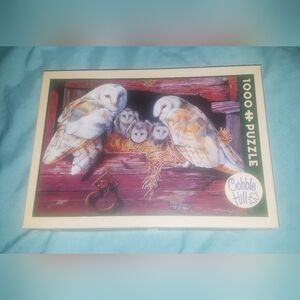 Cobble Hill Owl Family 1000 Piece Puzzle